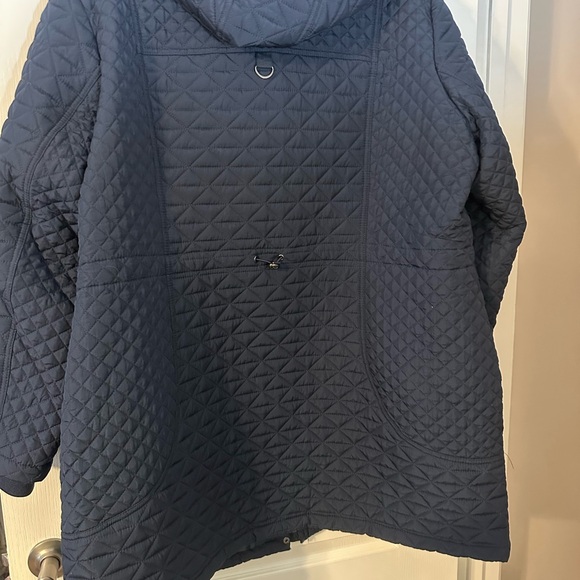 Weatherproof Quilted Navy Puffer Coat - Picture 8 of 15